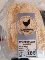 Pechuga empanada marinada