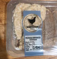 Pechuga empanada marinada