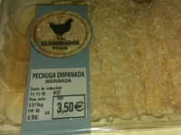 Pechuga de pollo empanada marinada
