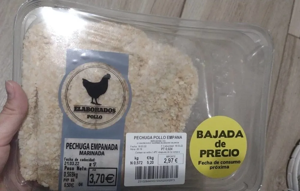 Pechuga Pollo Empanada