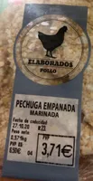 Pechuga empanada marinada