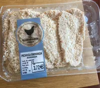 Pechuga empanada marinada