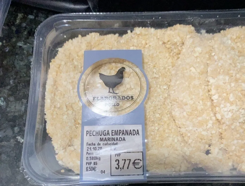 Pechuga empanada