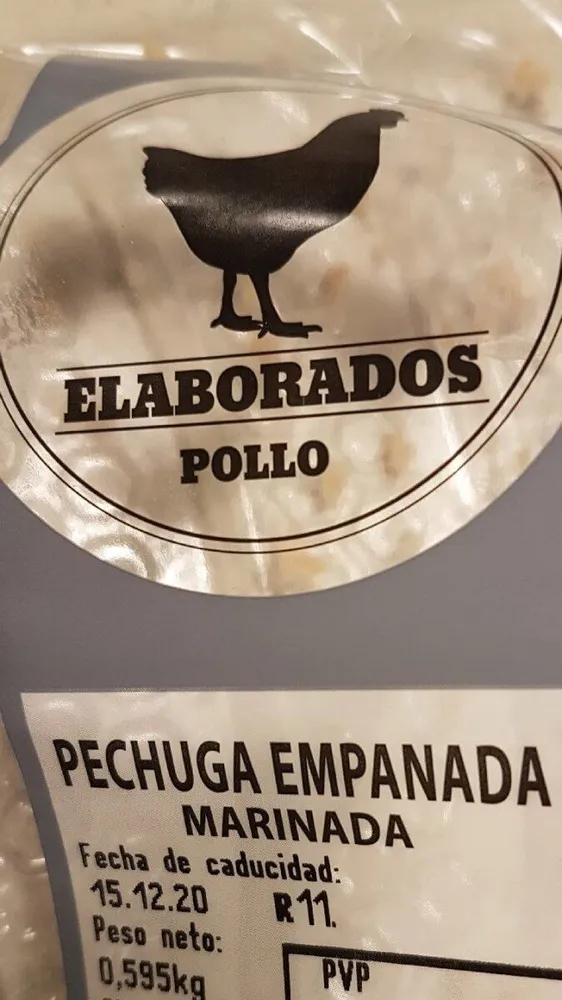 Pechuga empanada marinada