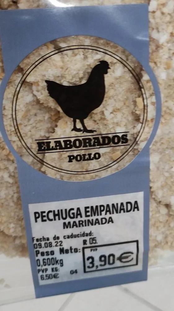 Pollo enpanado