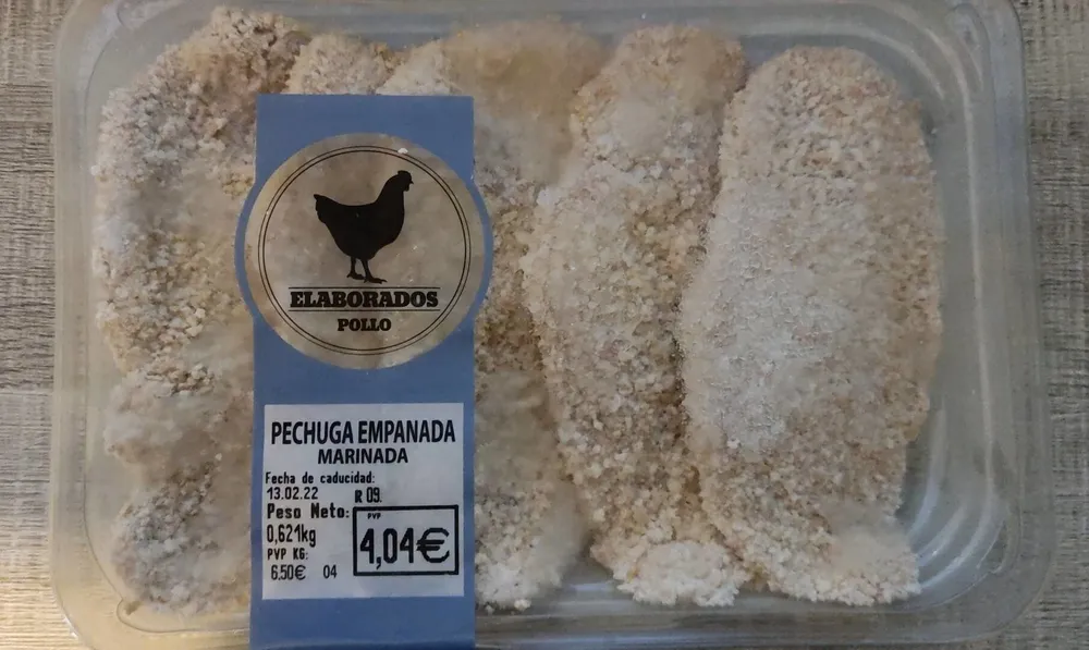 Pechuga empanada marinada