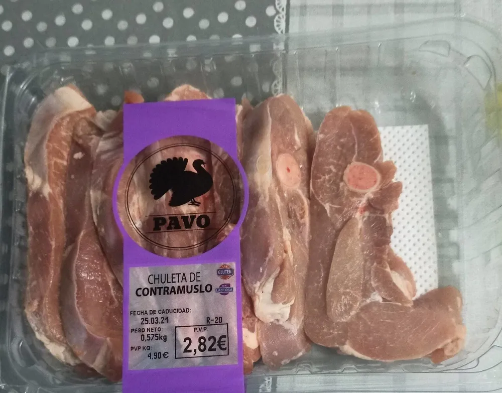 Chuleta de pavo