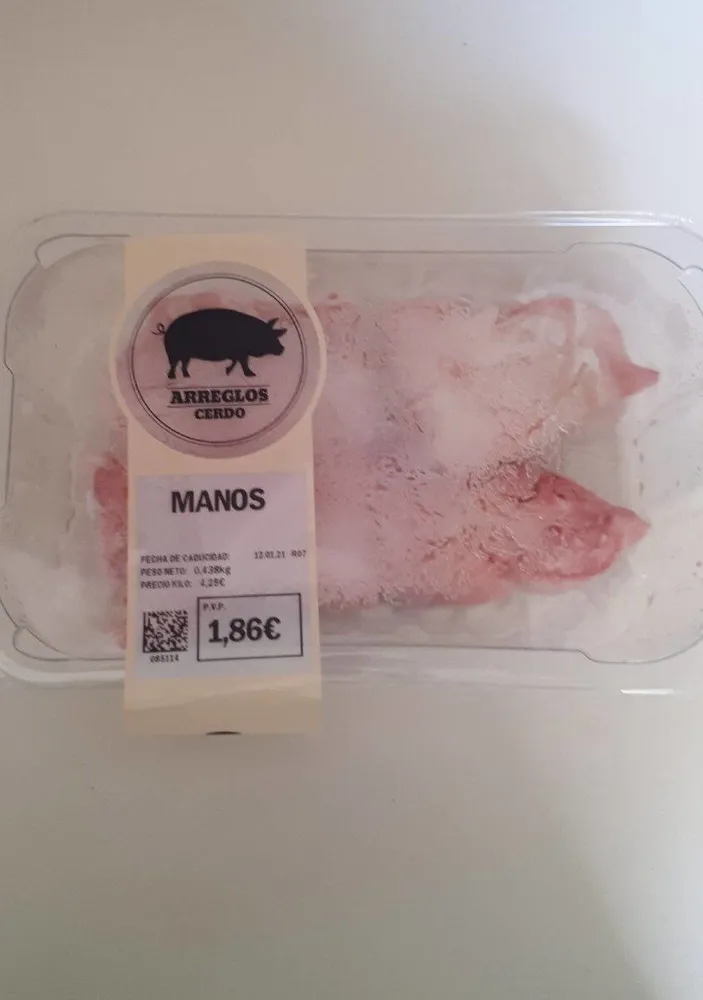 Manos de cerdo