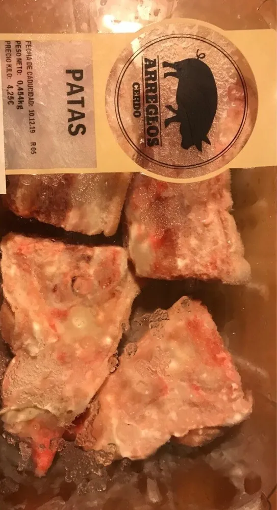 Patas de cerdo