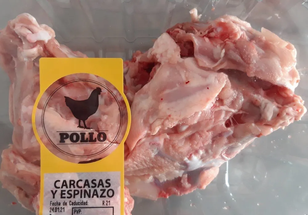 Carcasa y espinazo pollo