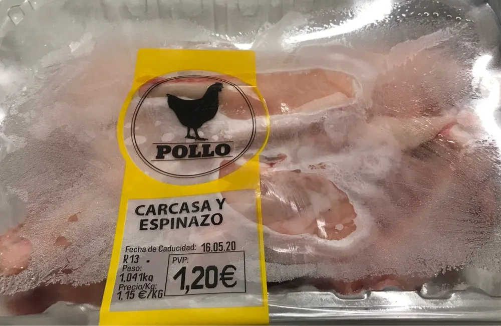 Carcasa y espinazo