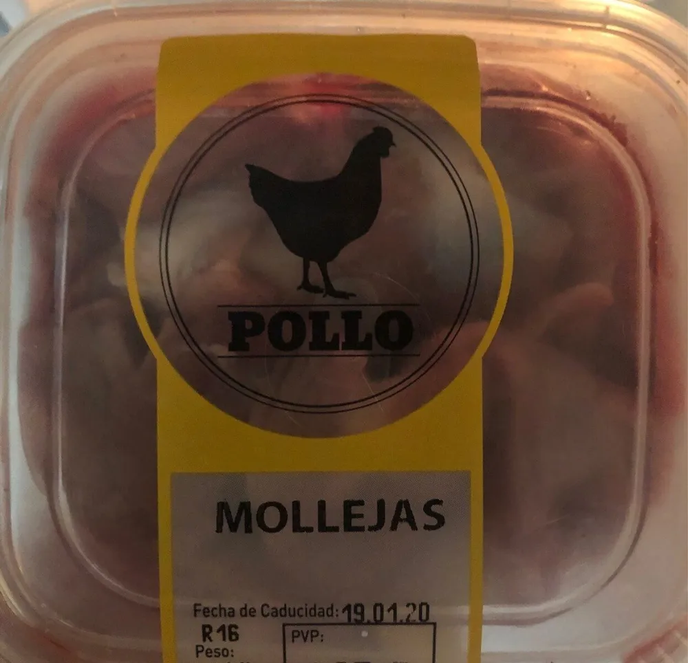 Mollejas pollo