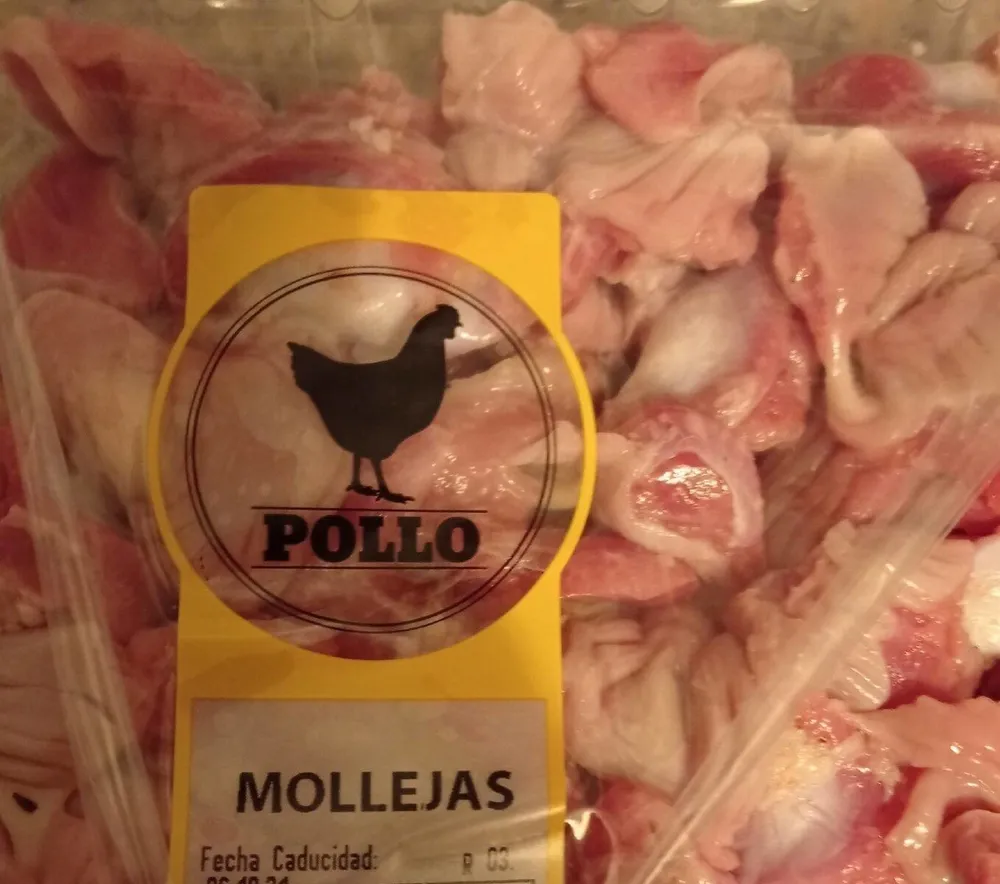 Mollejas pollo