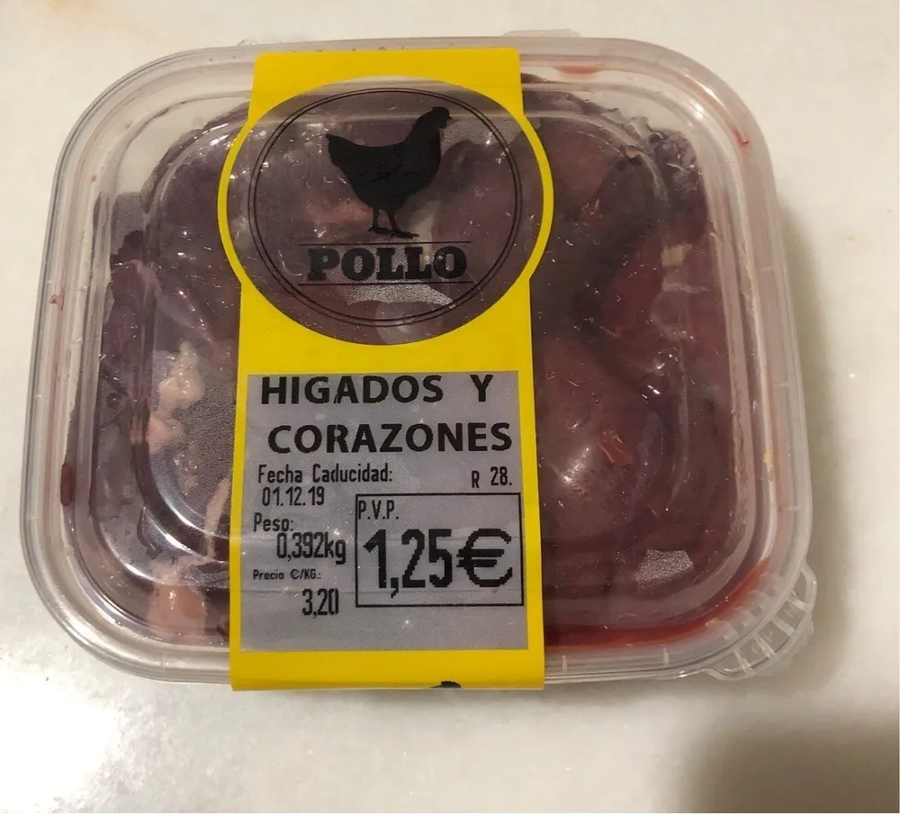 Higado de pollo