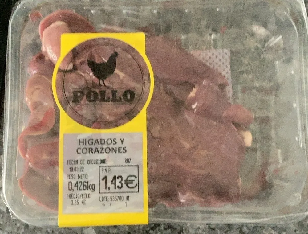 Higados y corazones