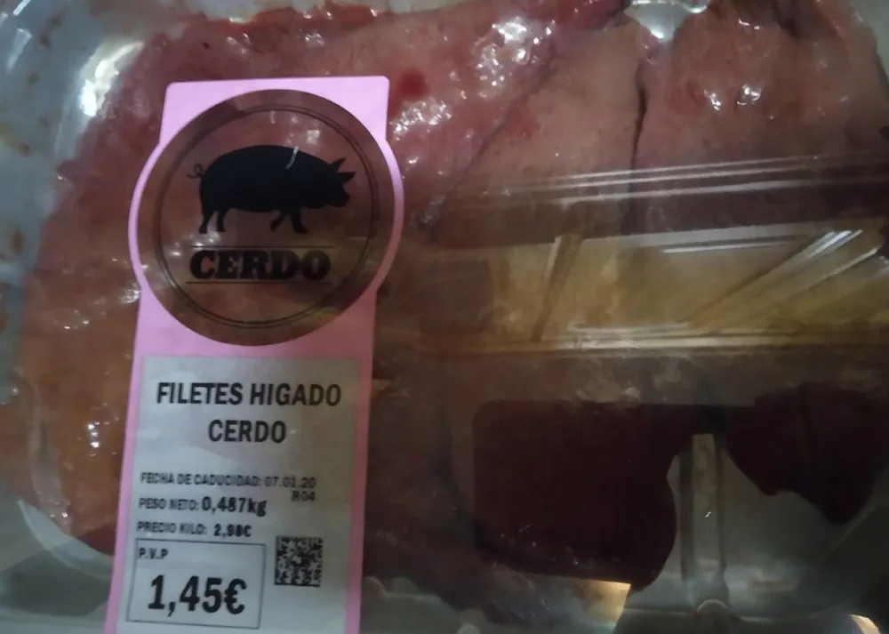 Filetes Higado Cerdo