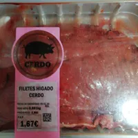 Filetes hígado de cerdo