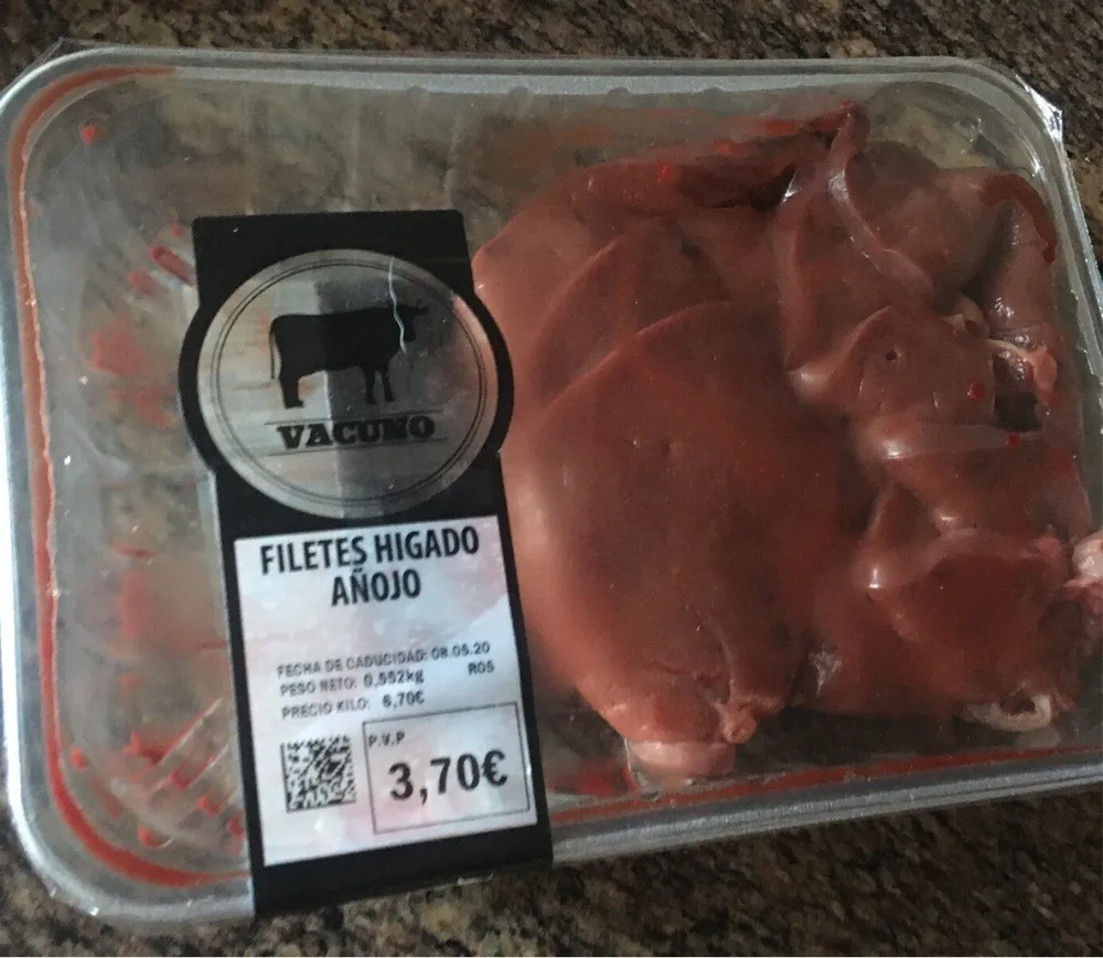 Hígado de ternera