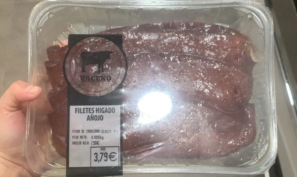 Filetes hígado añojo