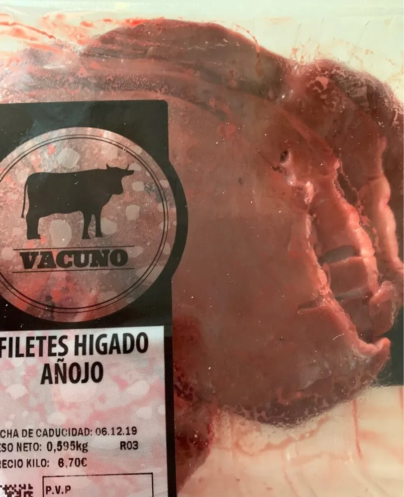 Filetes higado añojo