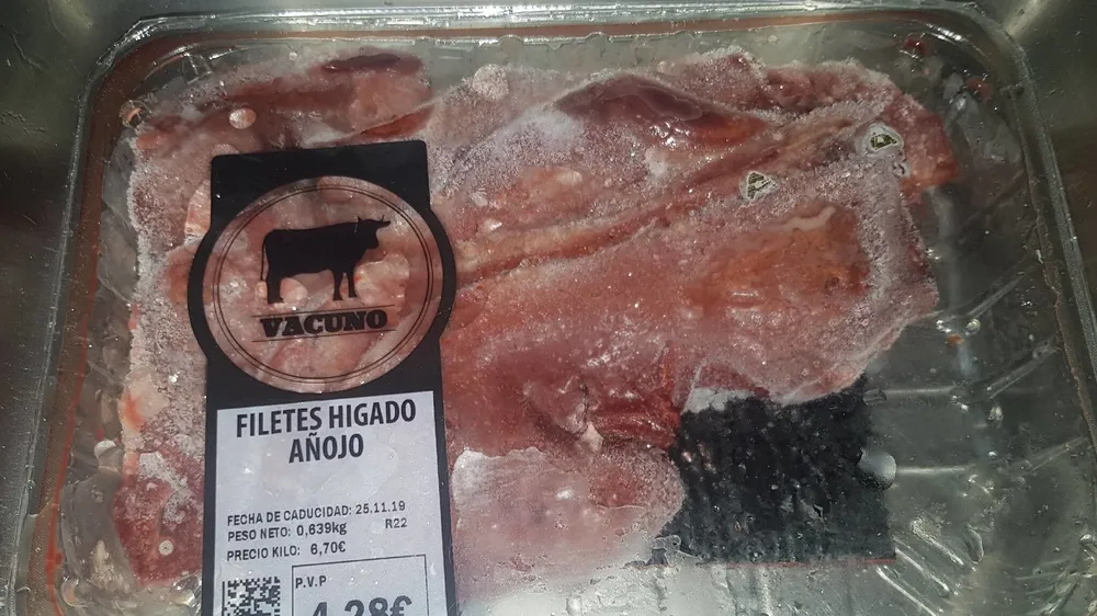 Filetes higado añojo