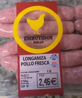 Longaniza pollo fresca