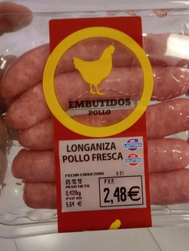 Longaniza pollo fresca