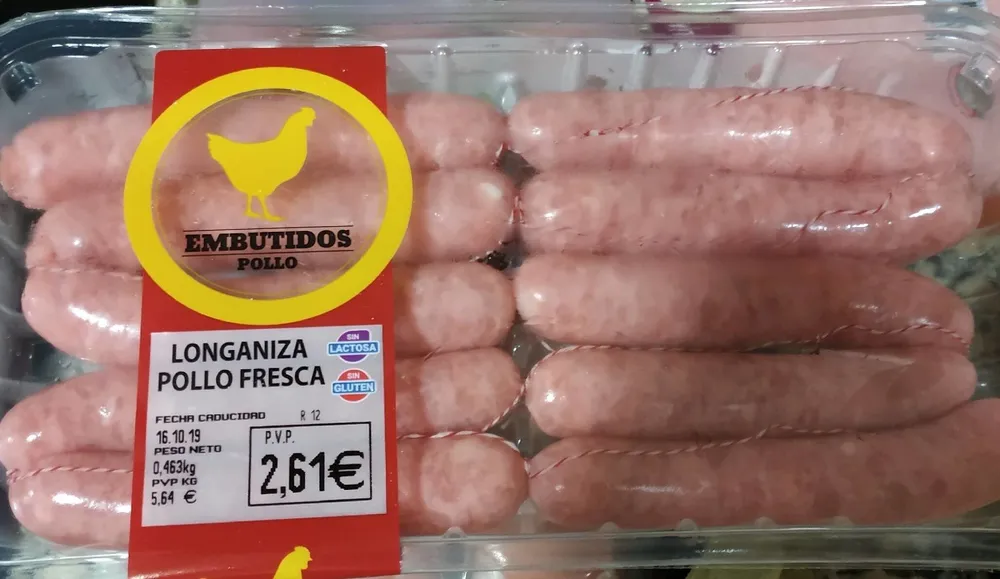 Longaniza pollo fresca
