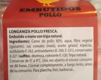 Longaniza pollo fresca