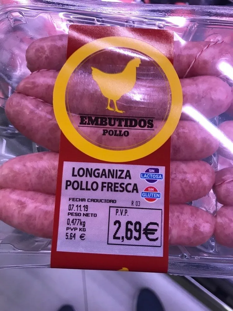 Longaniza pollo fresca