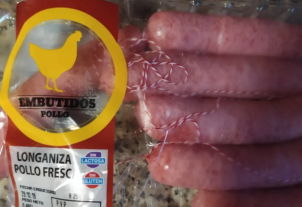 Longanizas pollo frescas