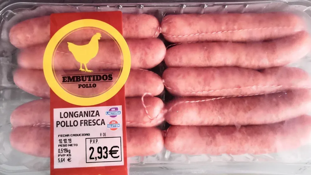 Longaniza pollo fresca