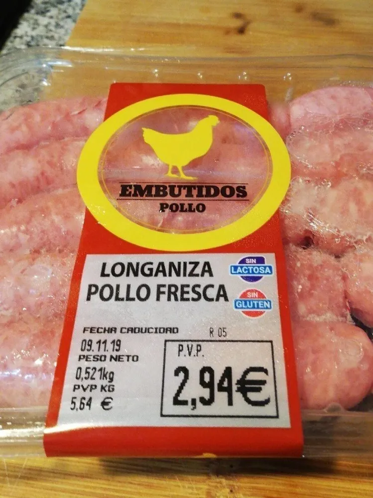 Longaniza pollo fresca