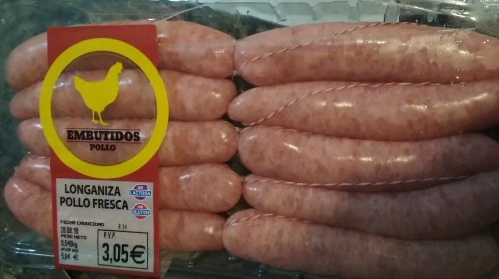 Longaniza pollo fresca