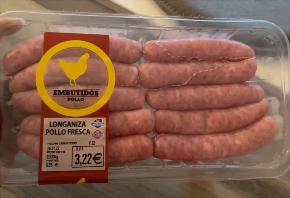 Longaniza pollo fresca