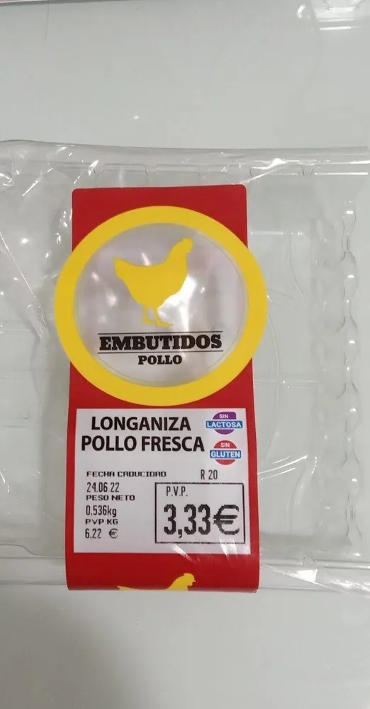 Longaniza pollo fresca