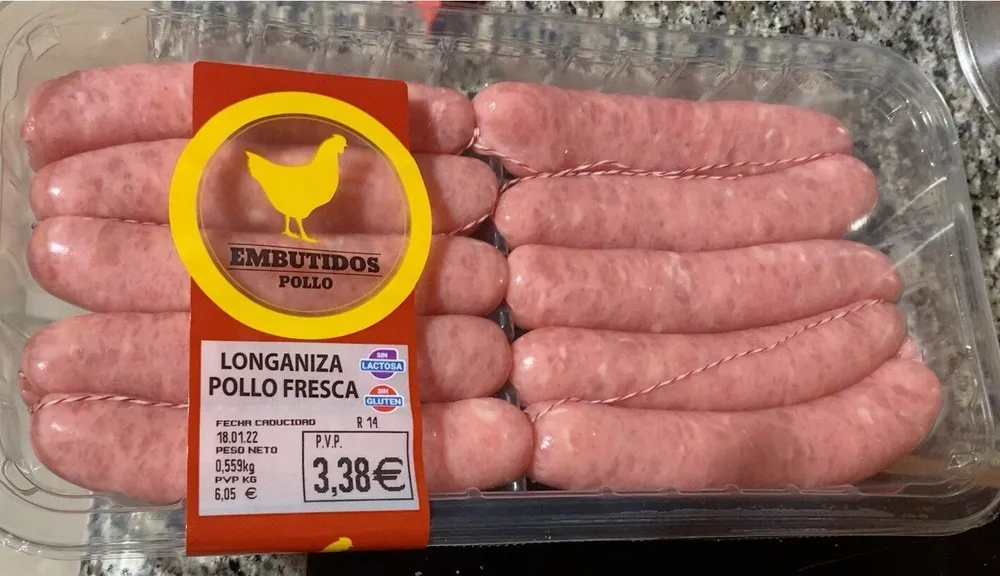 Longaniza pollo fresca