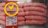 Longaniza de pollo fresca