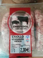 Criollo longaniza fresca