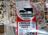 Criollo longaniza fresca