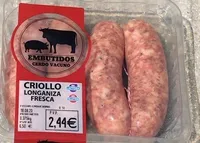 Criollo. Longaniza fresca.