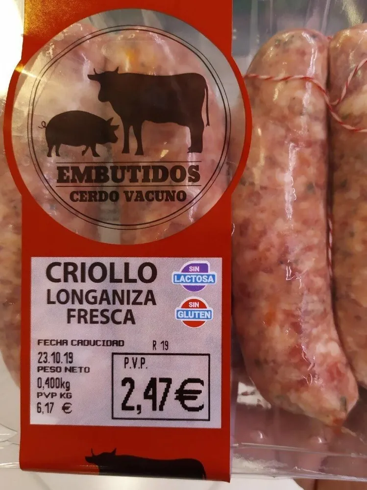 Criollo longaniza fresca
