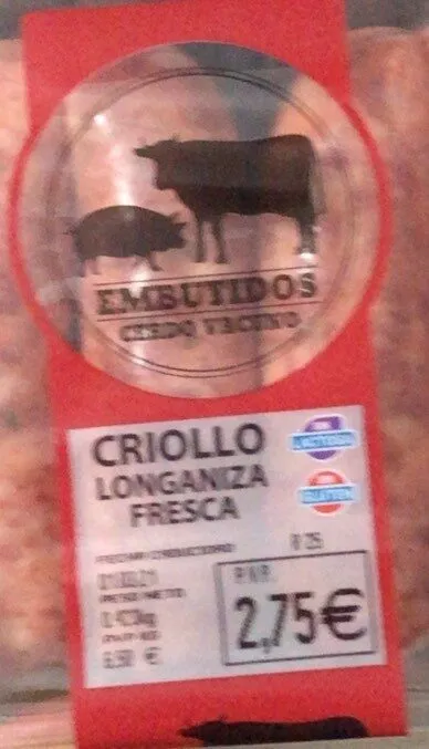 Criollo longaniza fresca