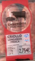Criollo longaniza fresca