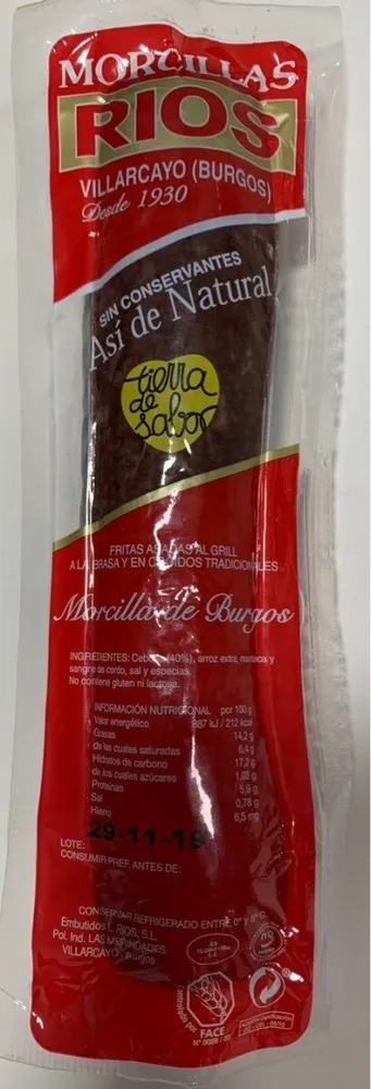 Morcilla de burgos