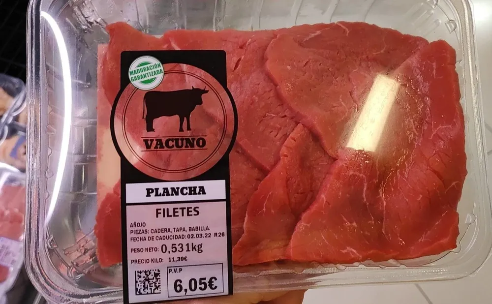 Filetes plancha vacuno
