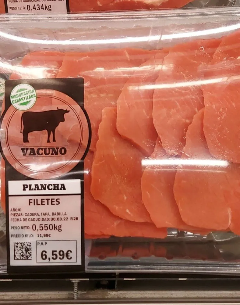 Filetes a la plancha