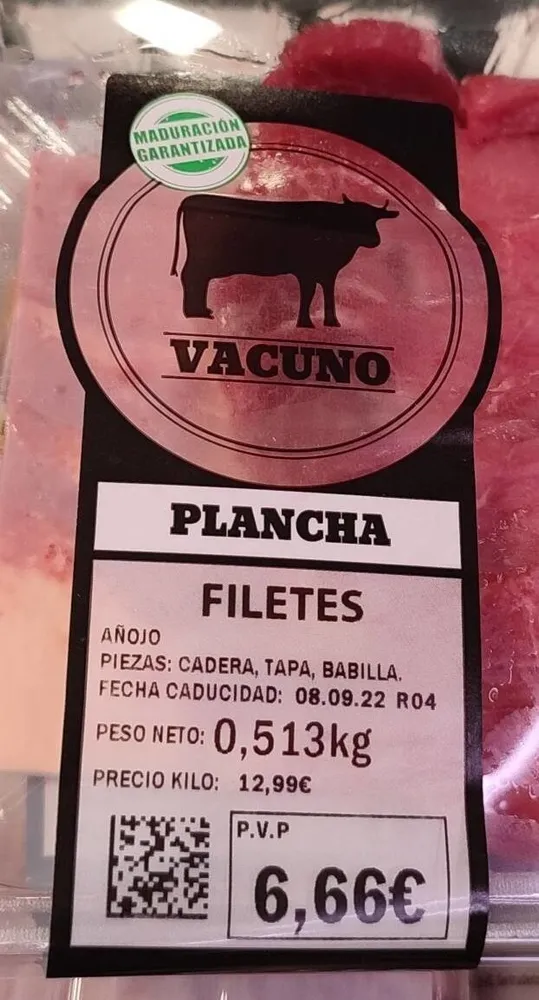 Filete plancha añojo