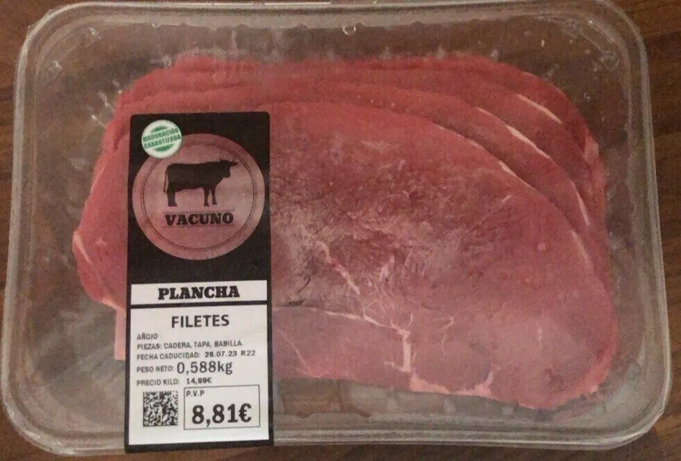 Filetes de vacuno