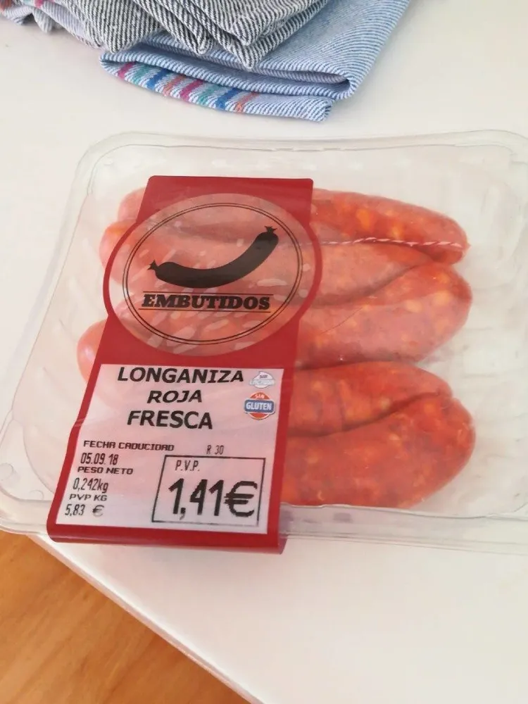 Longaniza Roja fresca